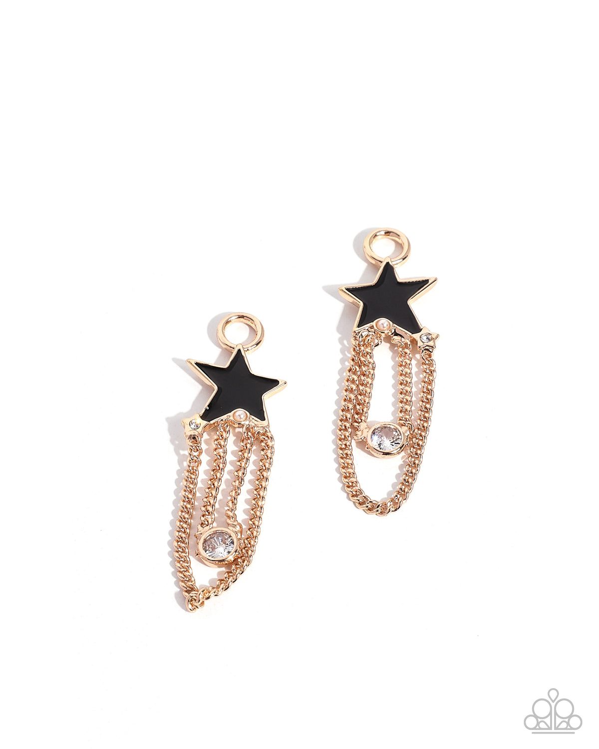 Changeable Celebrity - black - Paparazzi earring charms