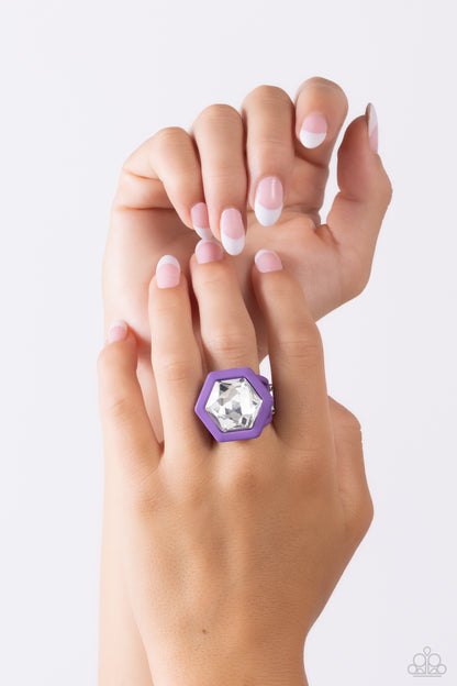 Changing Class - purple - Paparazzi ring