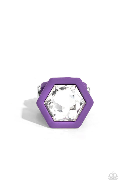 Changing Class - purple - Paparazzi ring