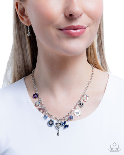 Charming Century - blue - Paparazzi necklace