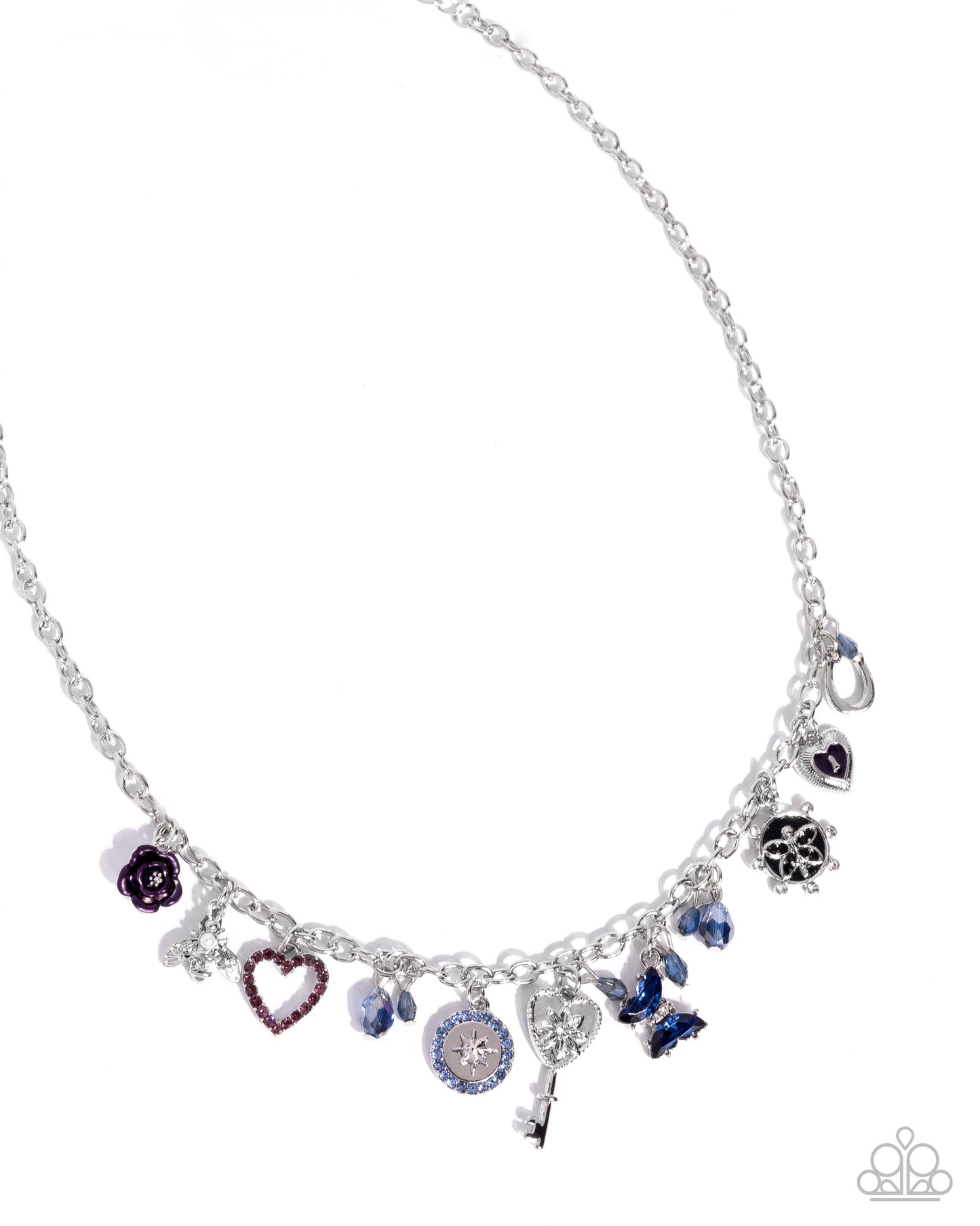 Charming Century - blue - Paparazzi necklace