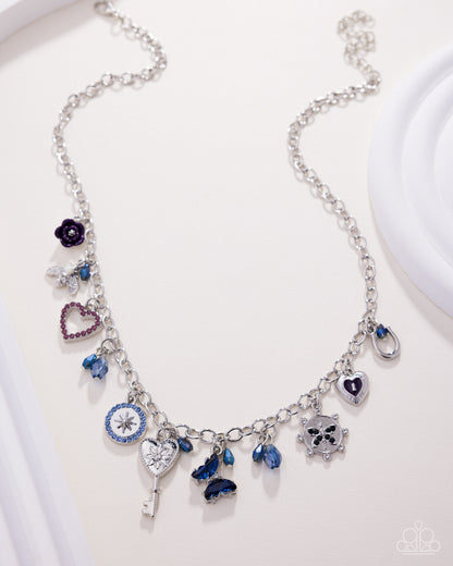 Charming Century - blue - Paparazzi necklace