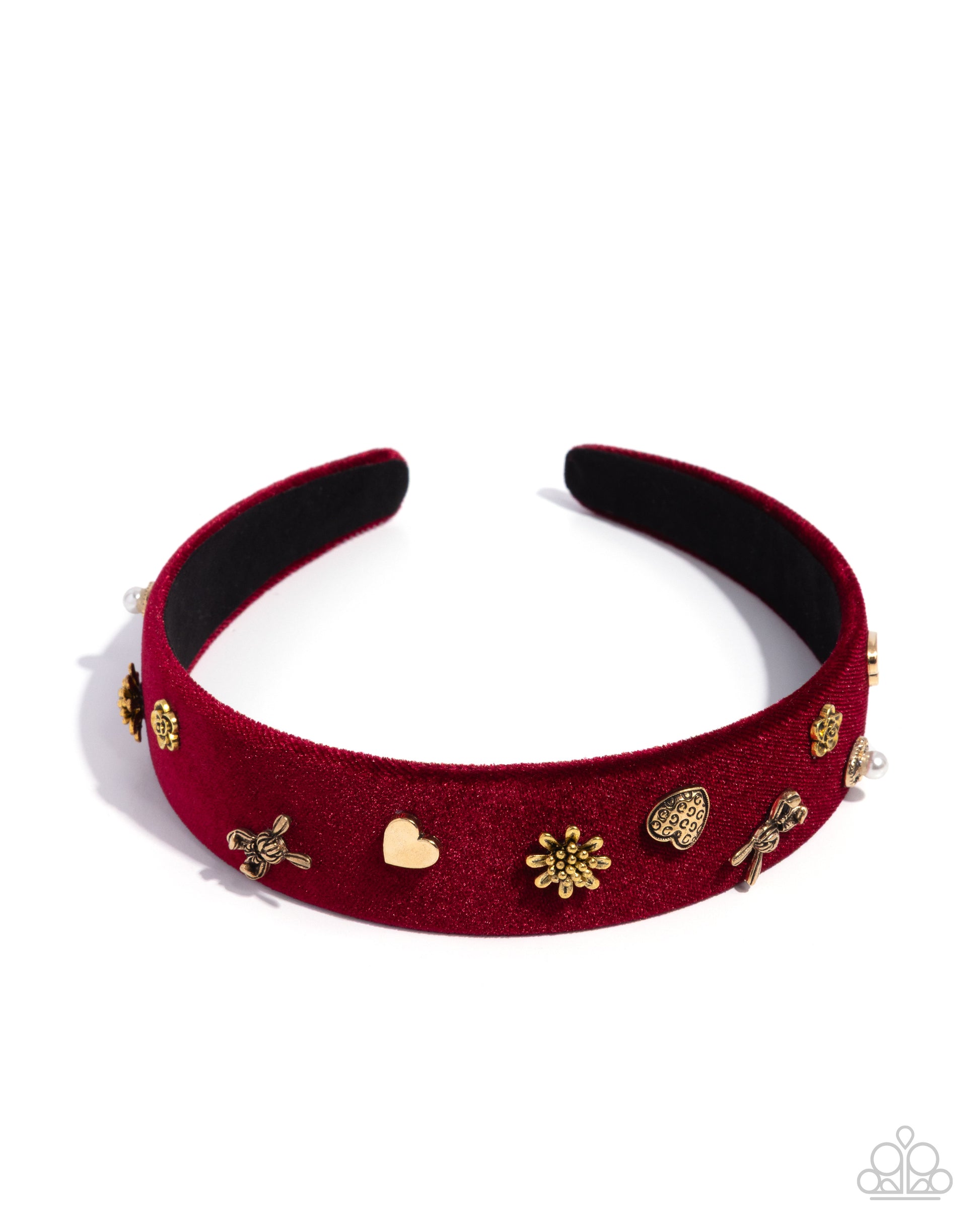 Charming Convocation - red - Paparazzi headband