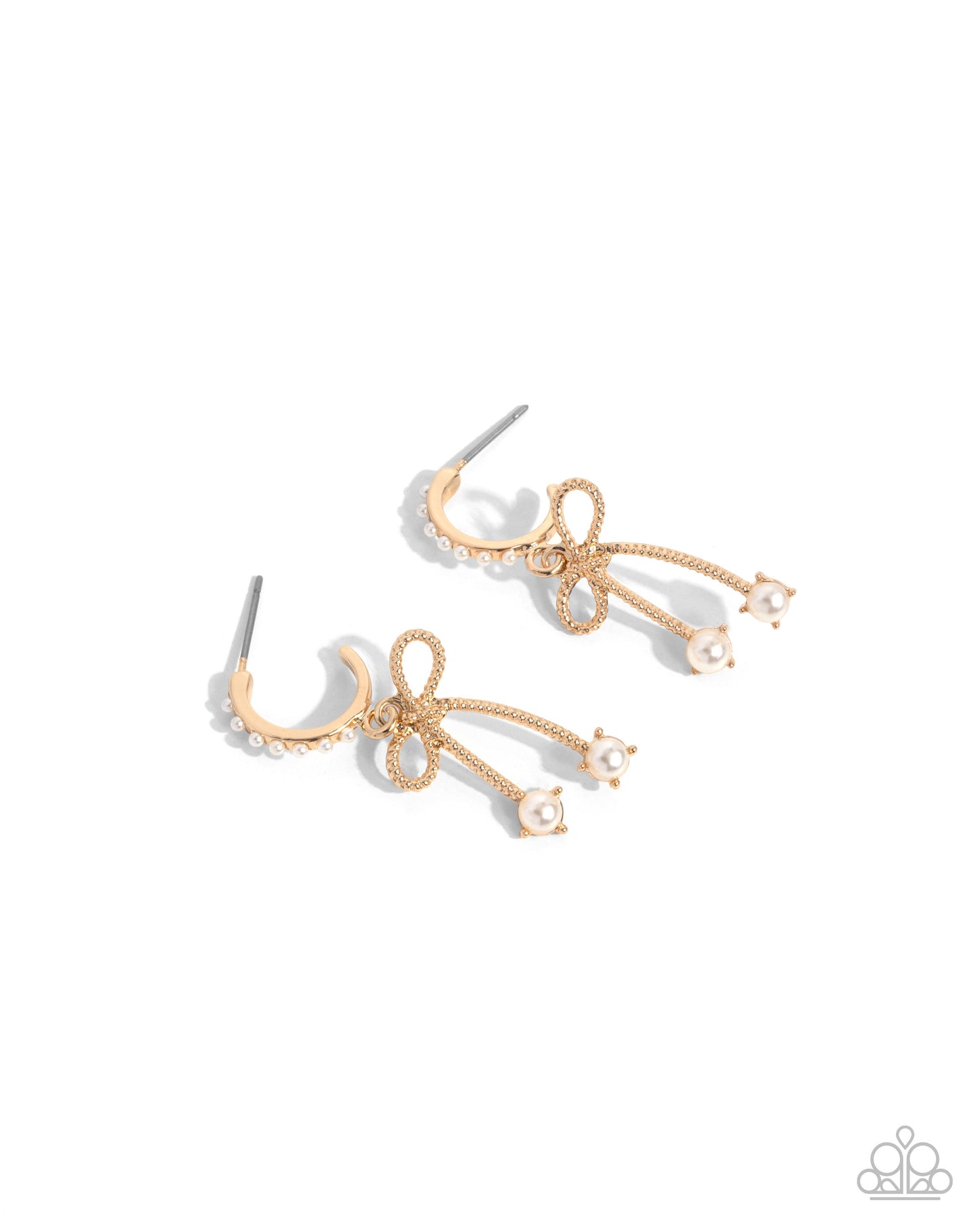 Charming Coquette - gold - Paparazzi earrings