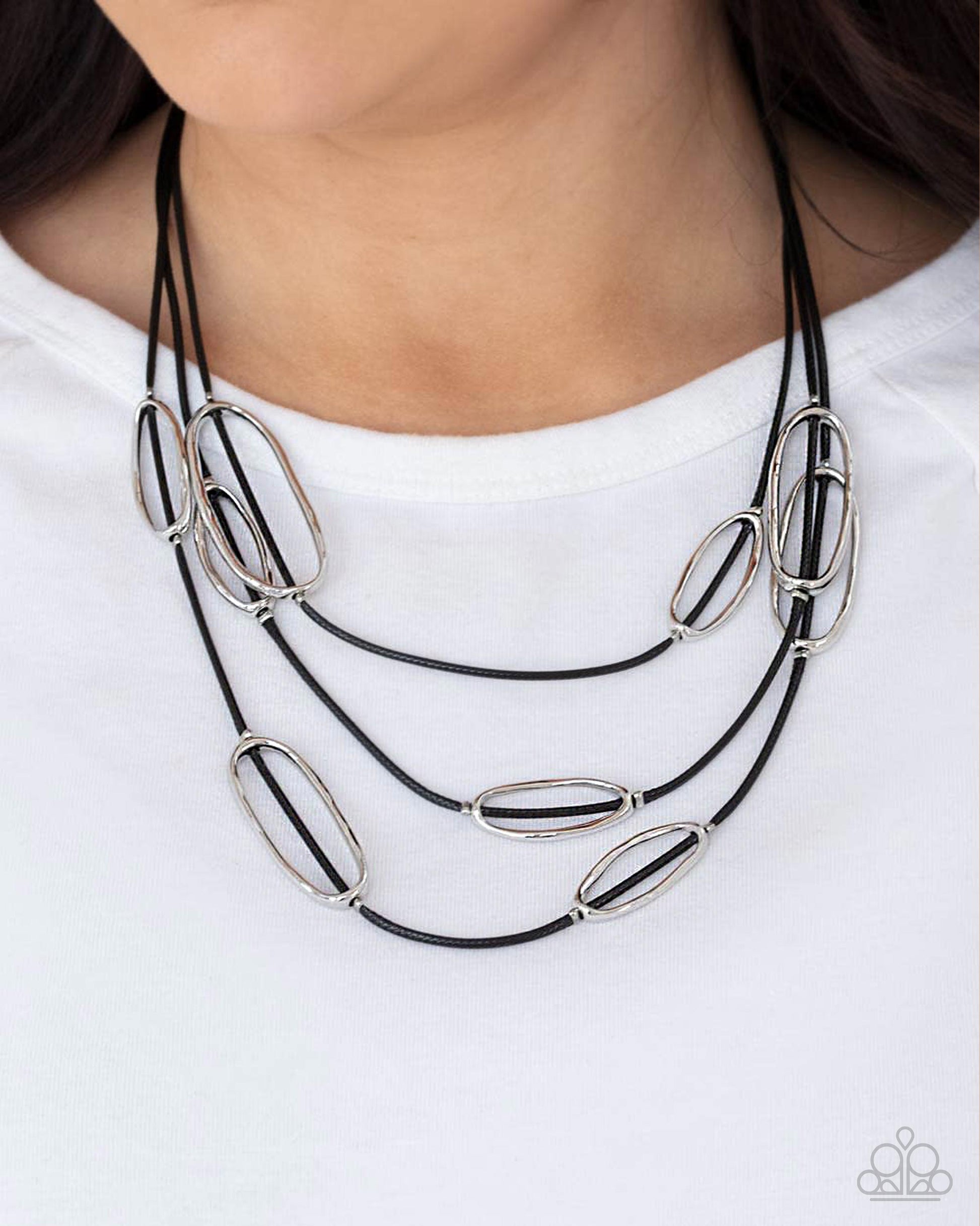 Check Your CORD-inates - black - Paparazzi necklace