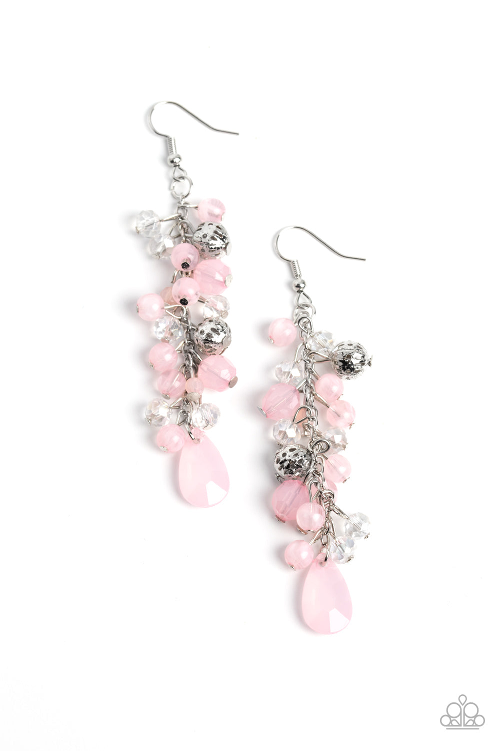 Cheeky Cascade - pink - Paparazzi earrings