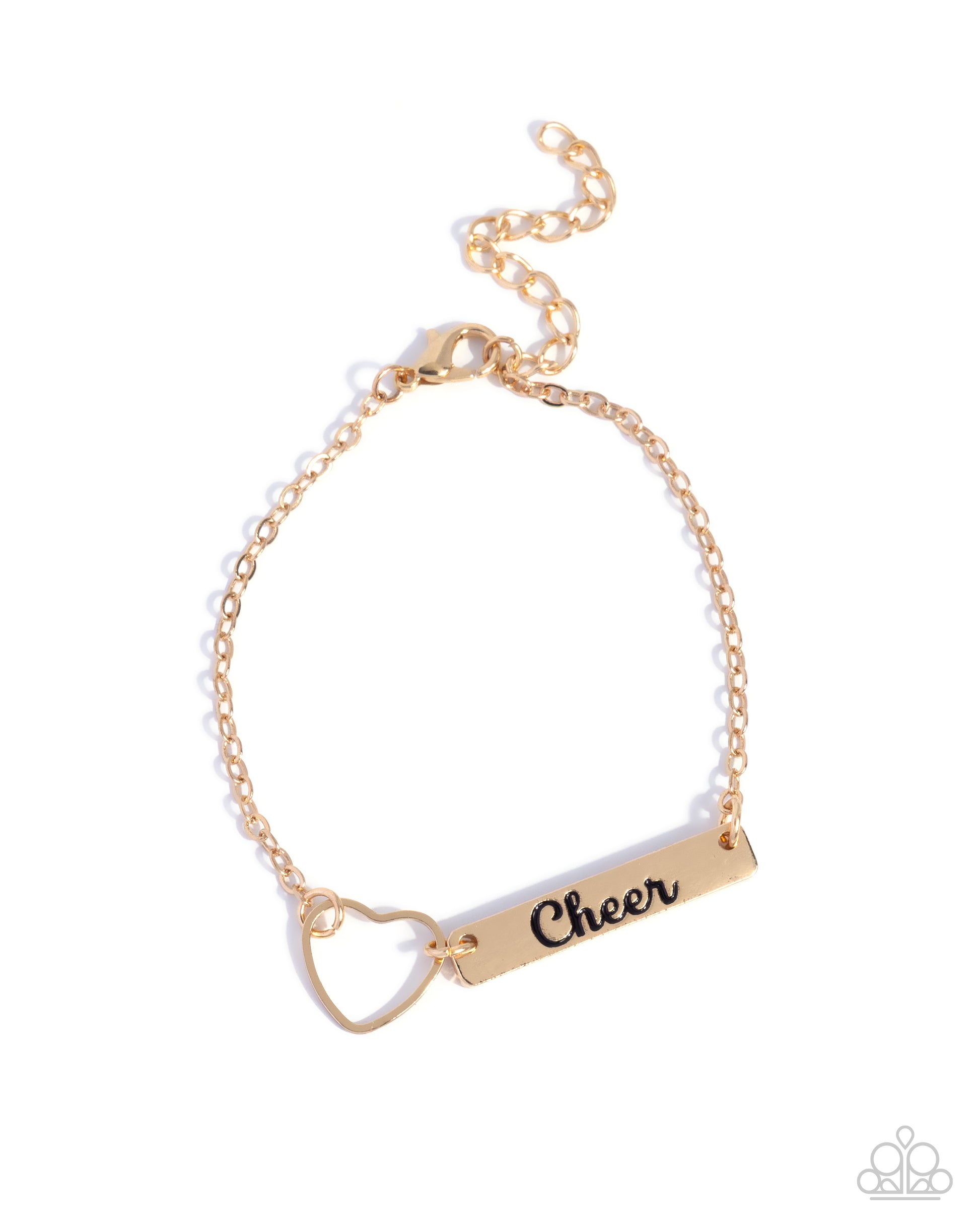 Cheer Craze - gold - Paparazzi bracelet