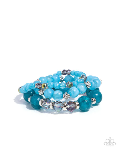 Cheerful Collection - blue - Paparazzi bracelet