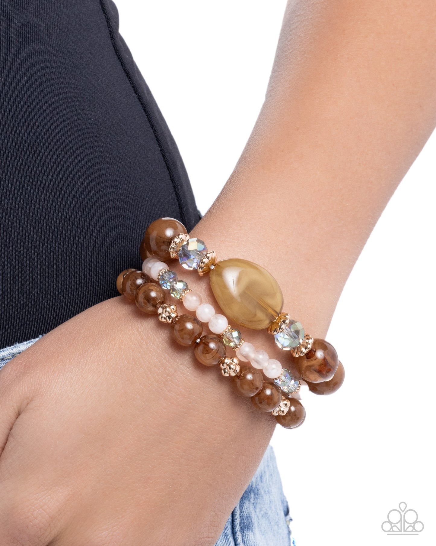 Cheerful Collection - brown - Paparazzi bracelet