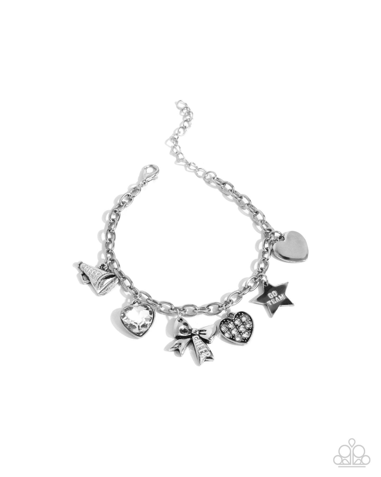 Cheerleading Camp - white - Paparazzi bracelet