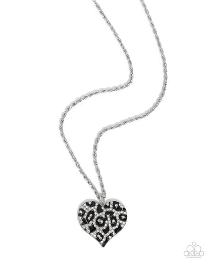Cheetah Compound - black - Paparazzi necklace
