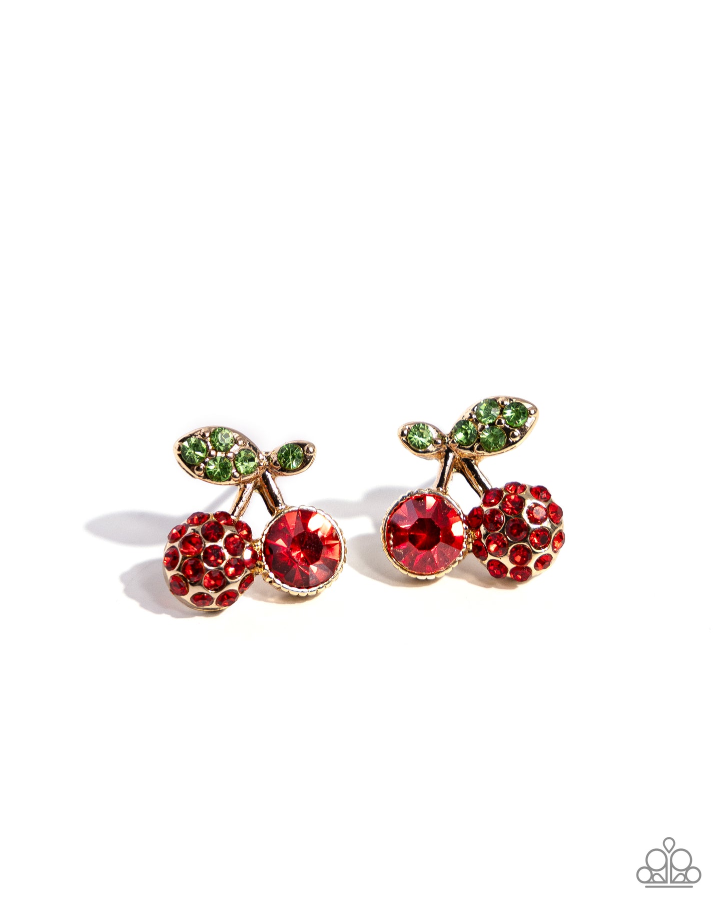 Cherry Candidate - gold - Paparazzi earrings