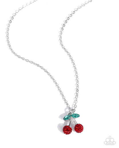 Cherry Condition - red - Paparazzi necklace