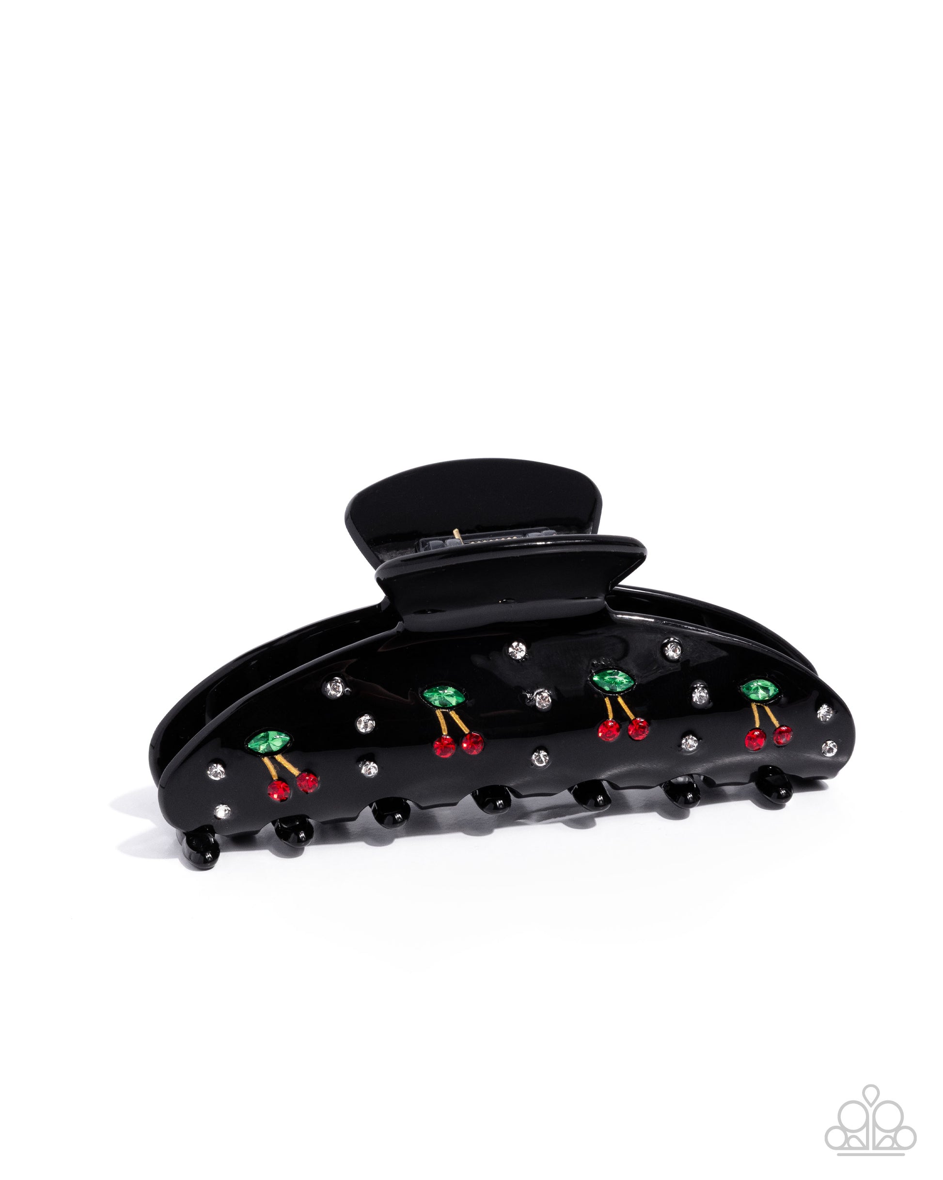 Cherry Pie - black - Paparazzi hair clip