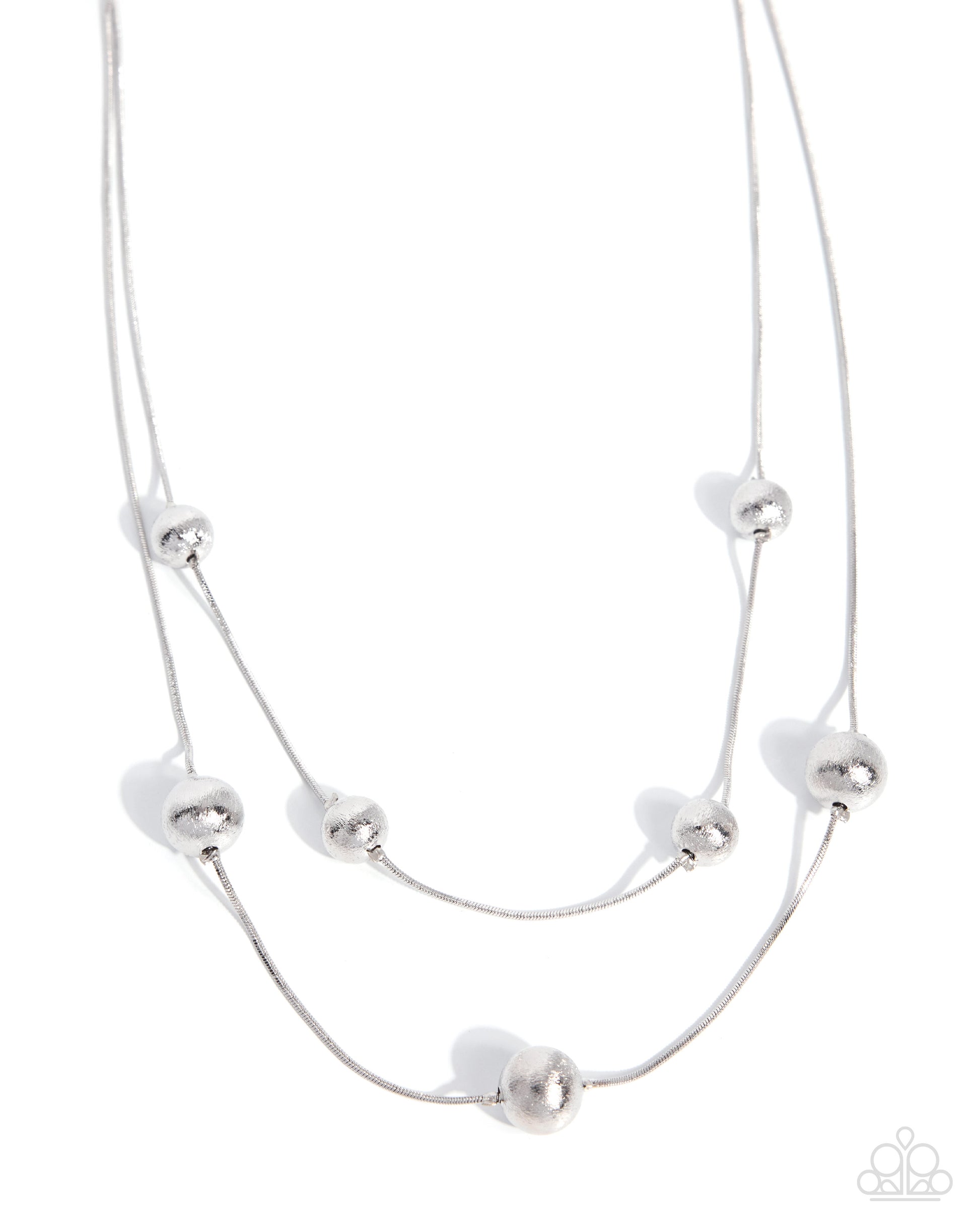 Chic Cadence - silver - Paparazzi necklace