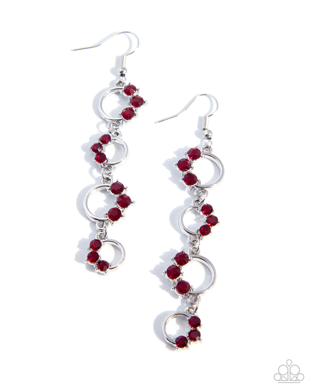 Chic Calling - red - Paparazzi earrings