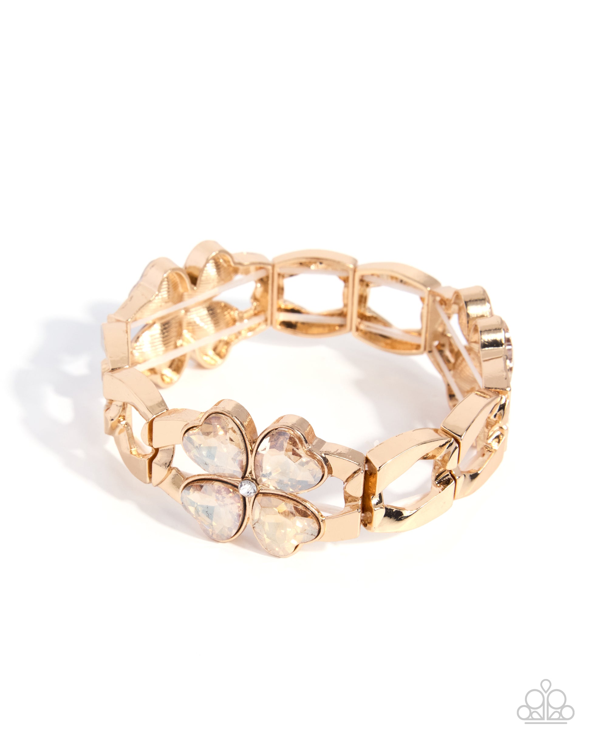 Chic Clover - gold - Paparazzi bracelet