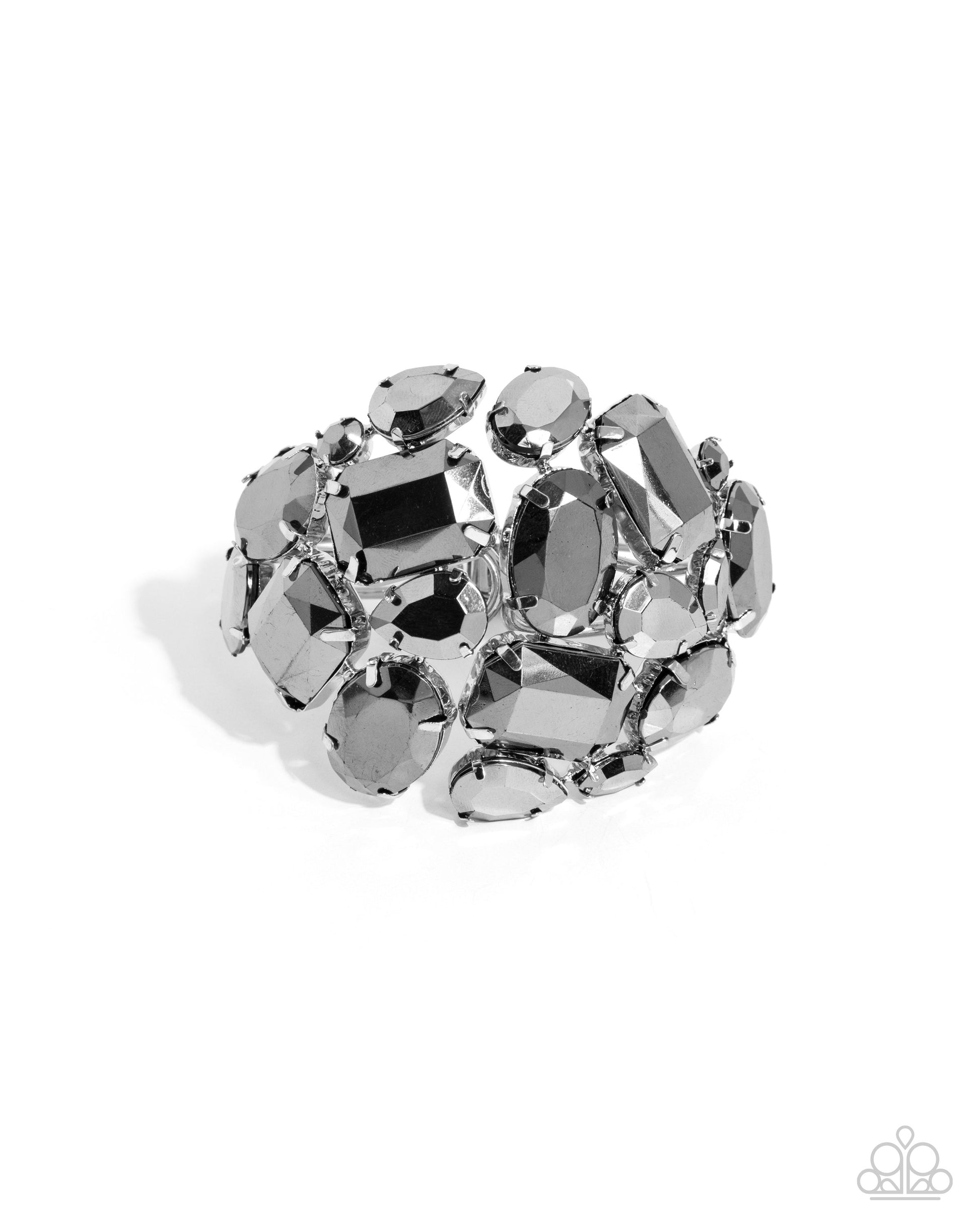 Chic Coronation - silver - Paparazzi bracelet