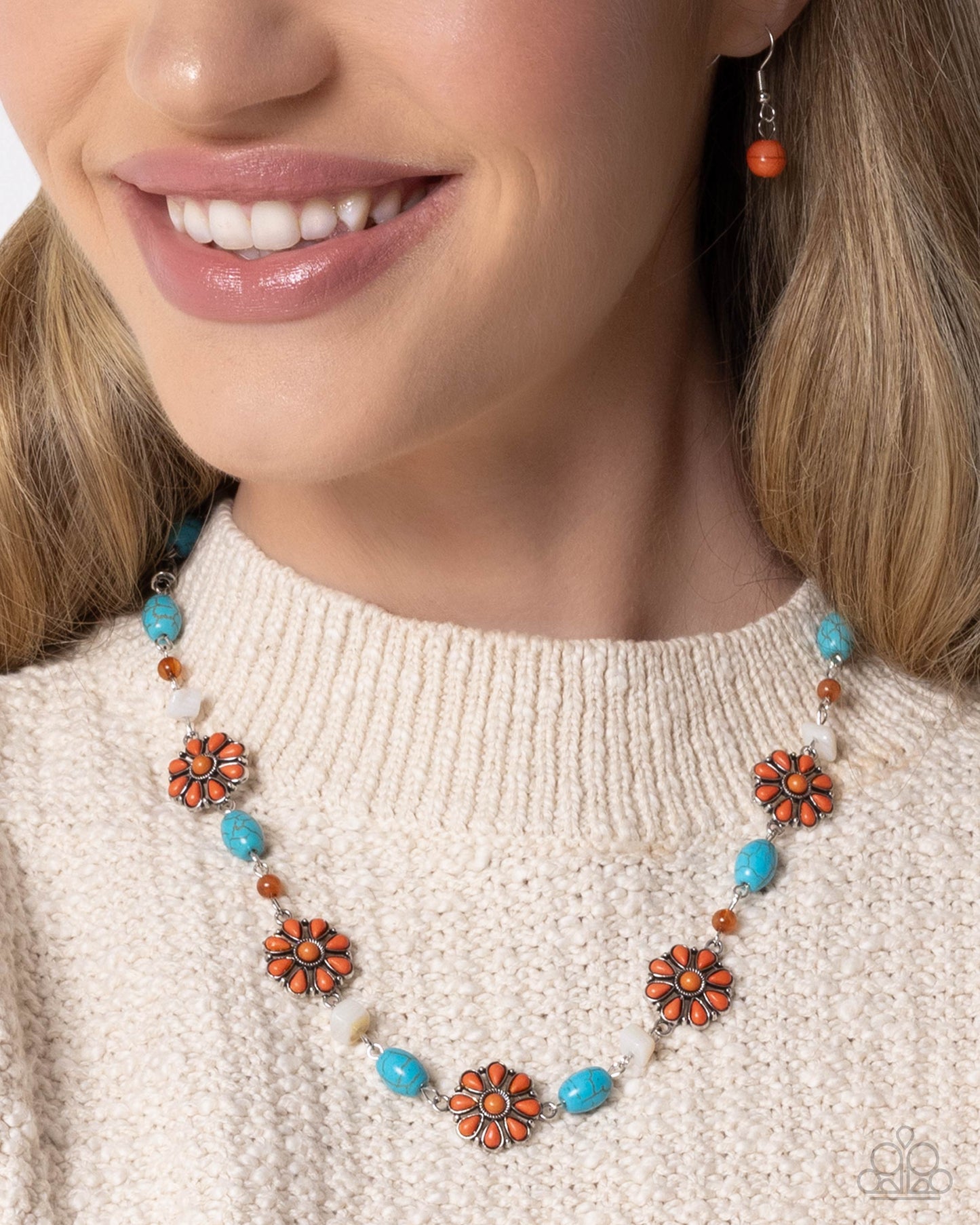 Chill Country - orange - Paparazzi necklace