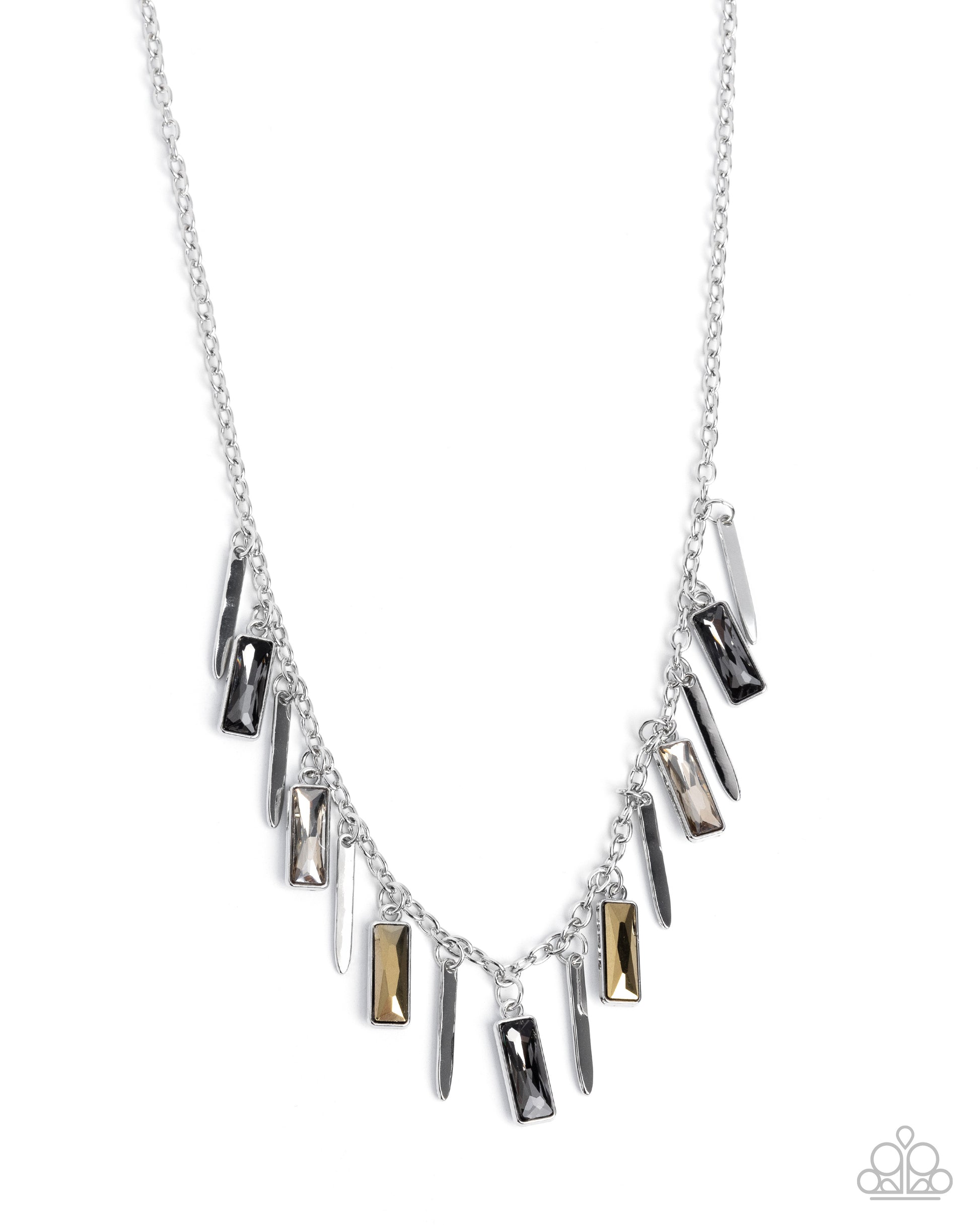 Chiseled Change - silver - Paparazzi necklace