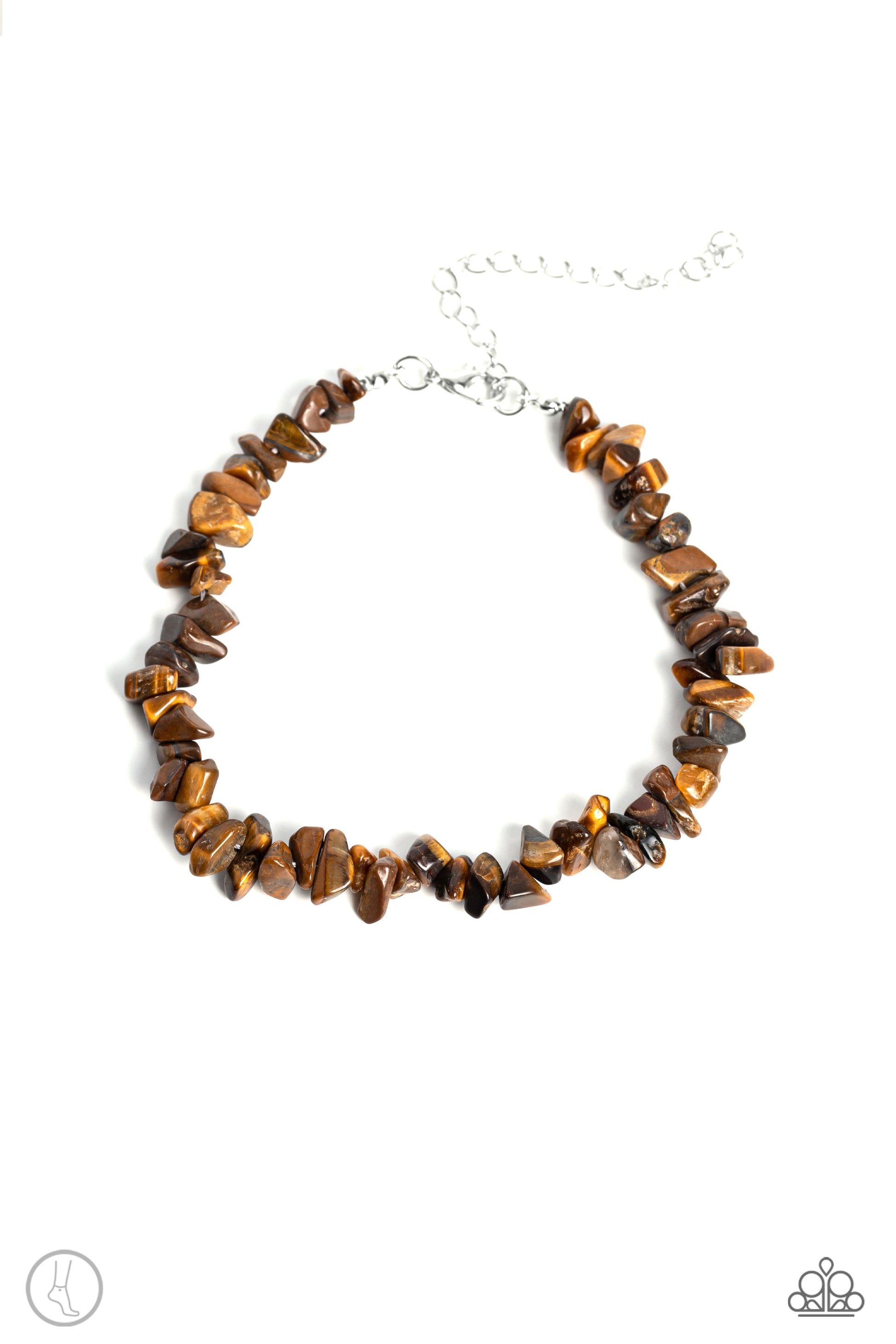 Chiseled Coastline - brown - Paparazzi anklet