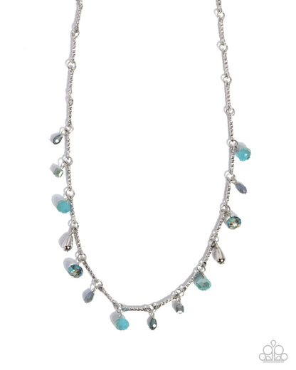 Cinematic Charisma - blue - Paparazzi necklace