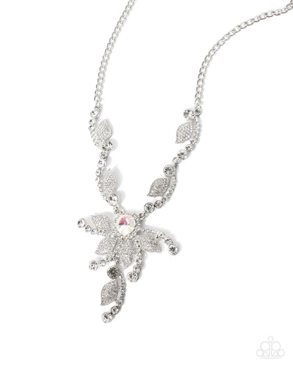 Cinematic Chic - white - Paparazzi necklace
