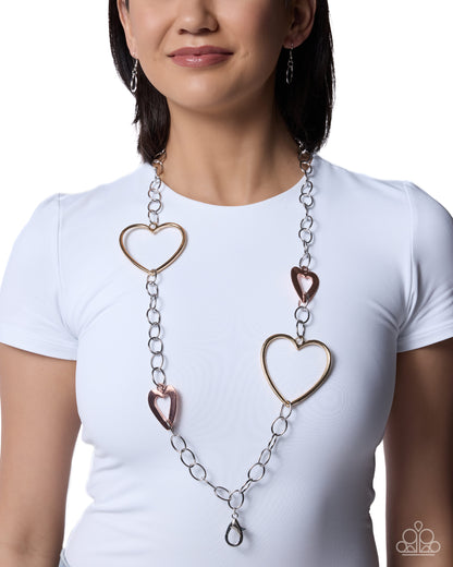 Cinematic Cupid - multi - Paparazzi LANYARD necklace