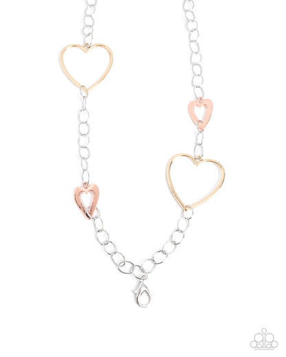 Cinematic Cupid - multi - Paparazzi LANYARD necklace