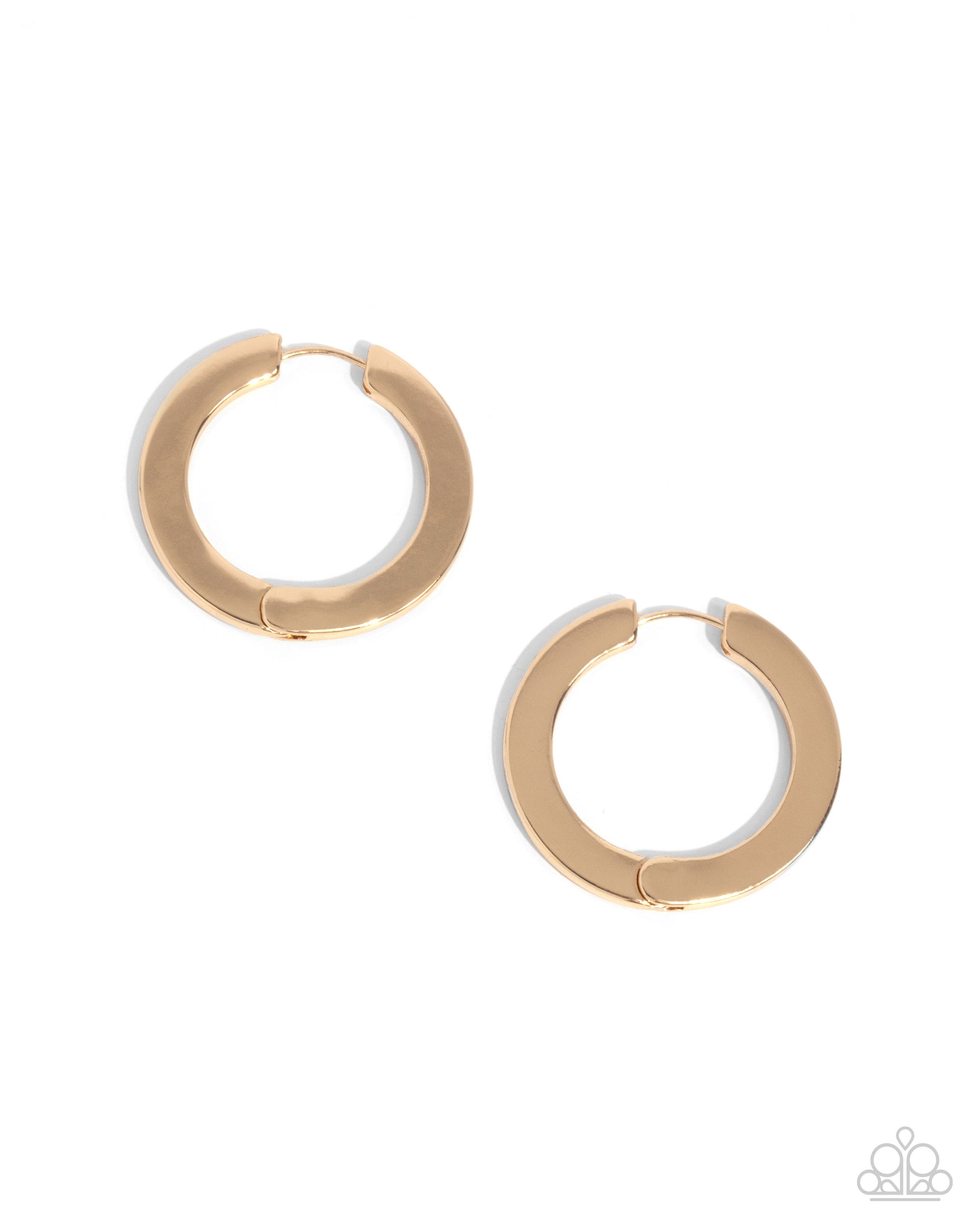 Circling Chariot - gold - Paparazzi earrings