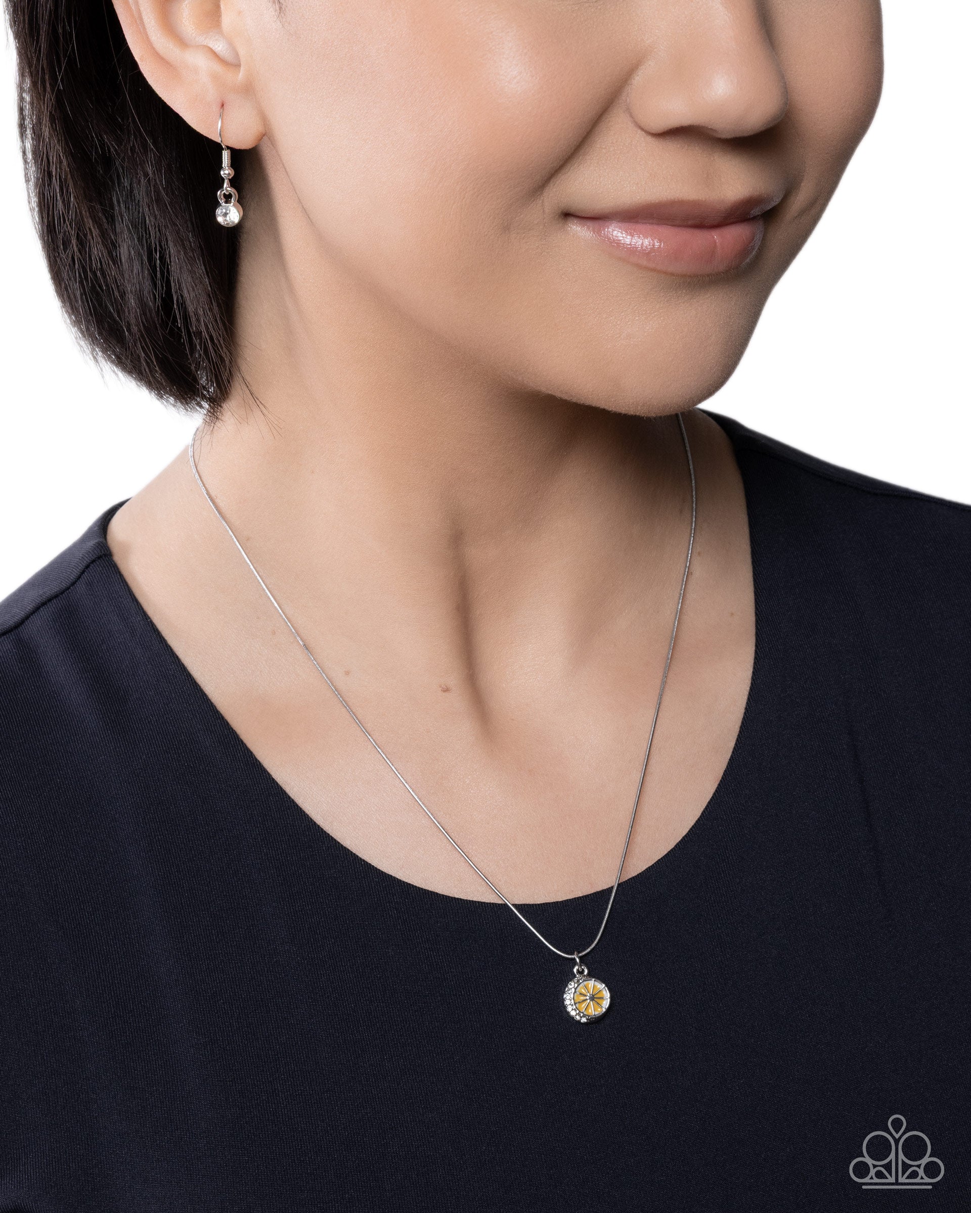 Citrus Chic - yellow - Paparazzi necklace