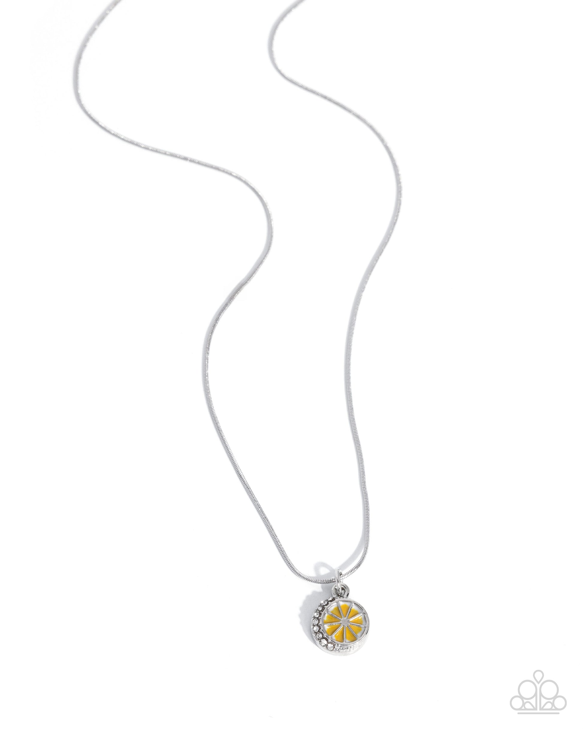 Citrus Chic - yellow - Paparazzi necklace
