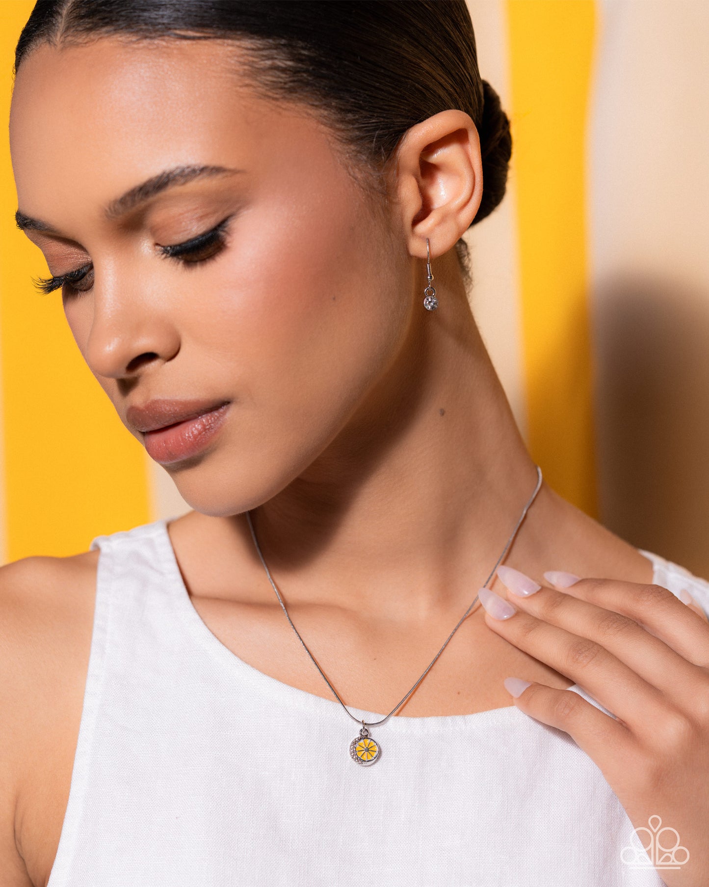 Citrus Chic - yellow - Paparazzi necklace