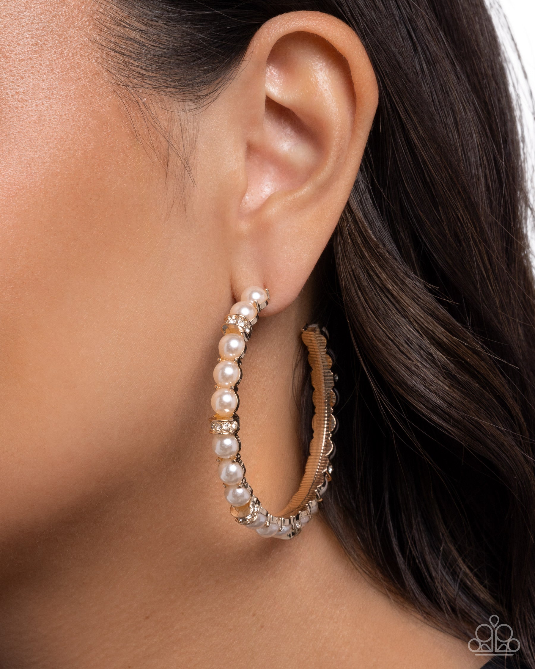 Classical Ballet - gold - Paparazzi earrings