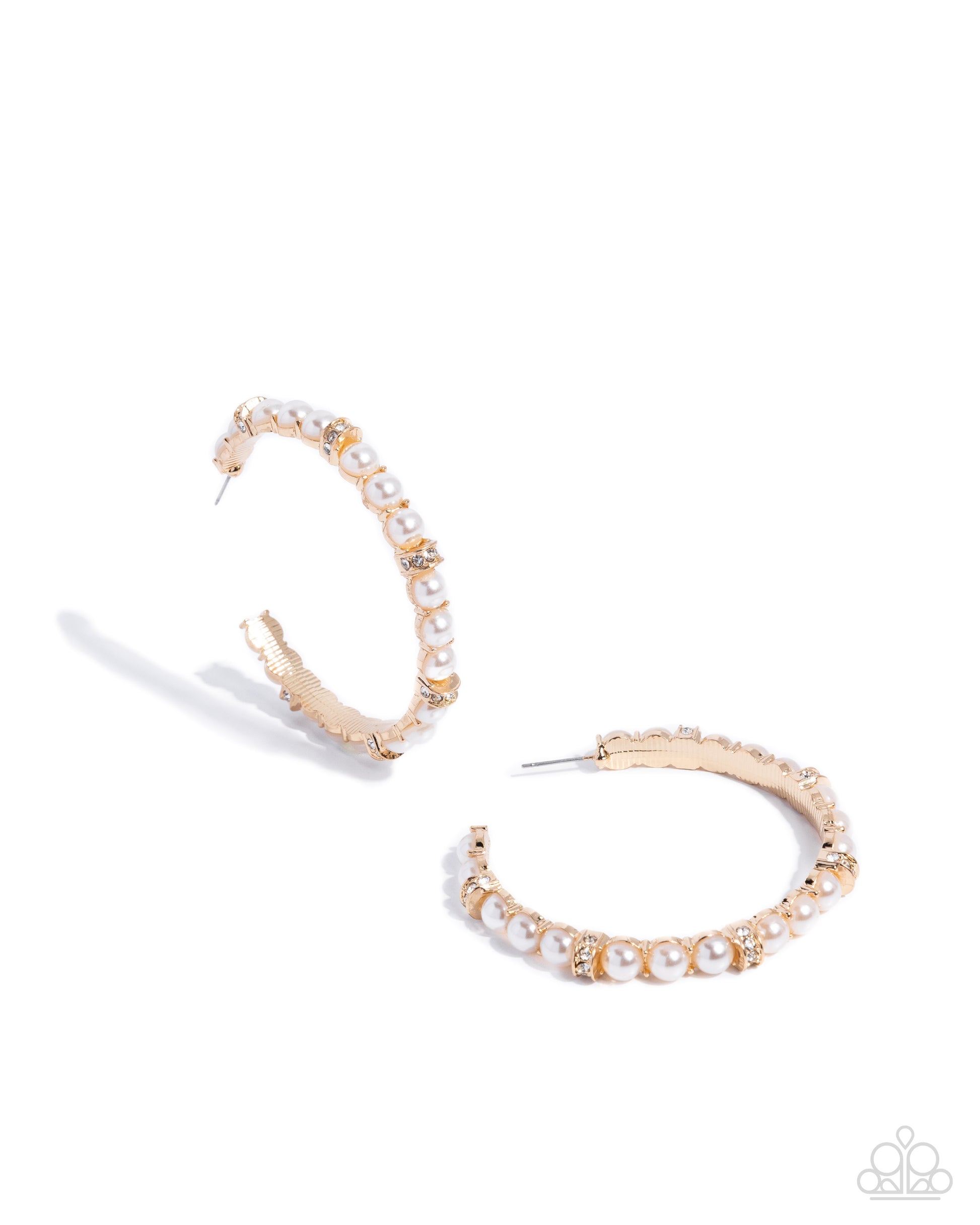Classical Ballet - gold - Paparazzi earrings