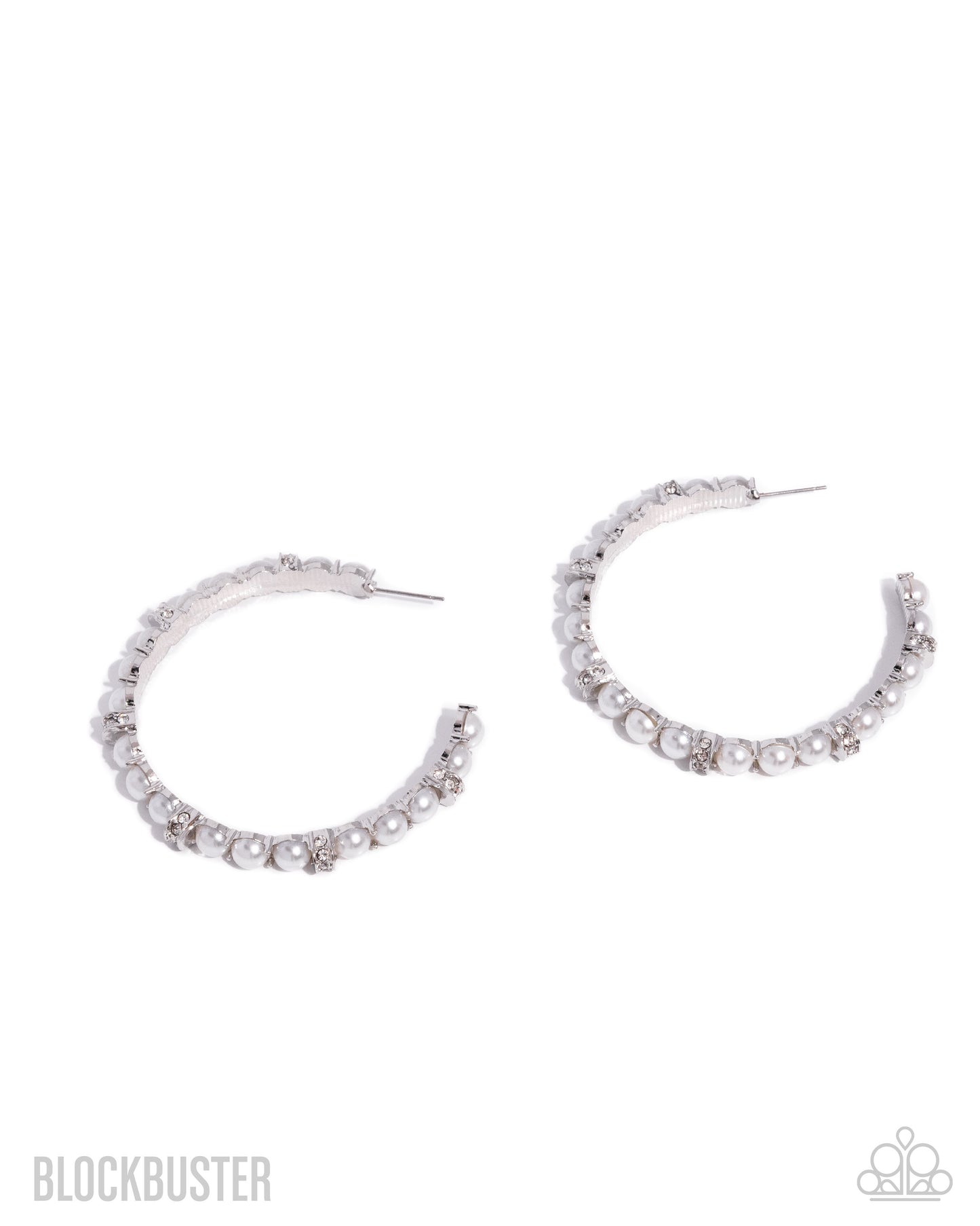 Classical Ballet - white - Paparazzi earrings