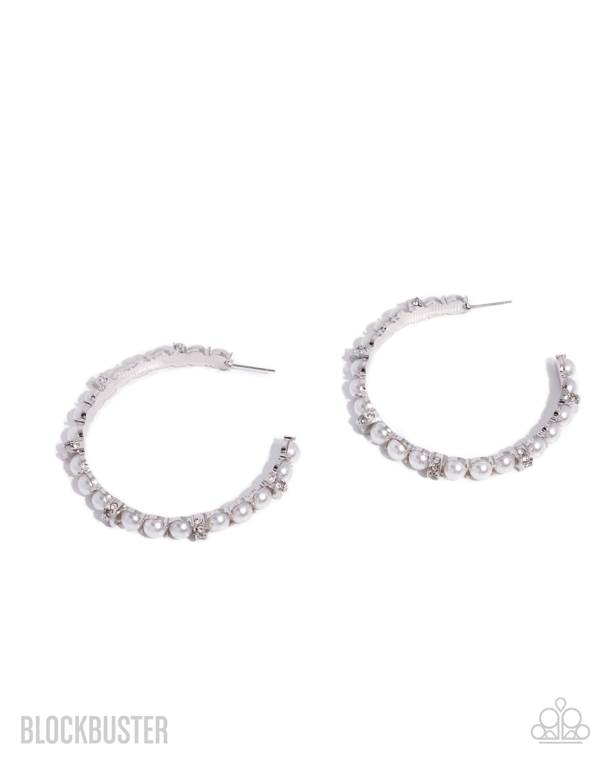 Classical Ballet - white - Paparazzi earrings