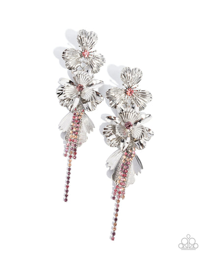 Classical Cadenza - multi - Paparazzi earrings