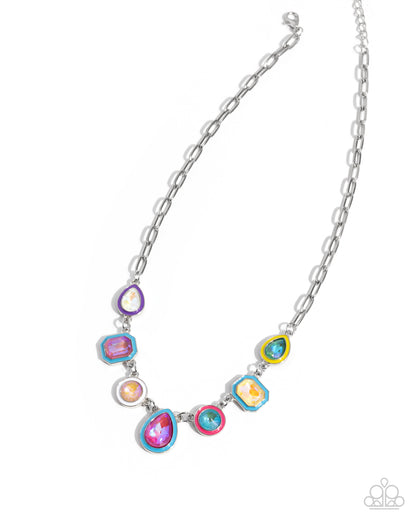Classy Character - blue - Paparazzi necklace