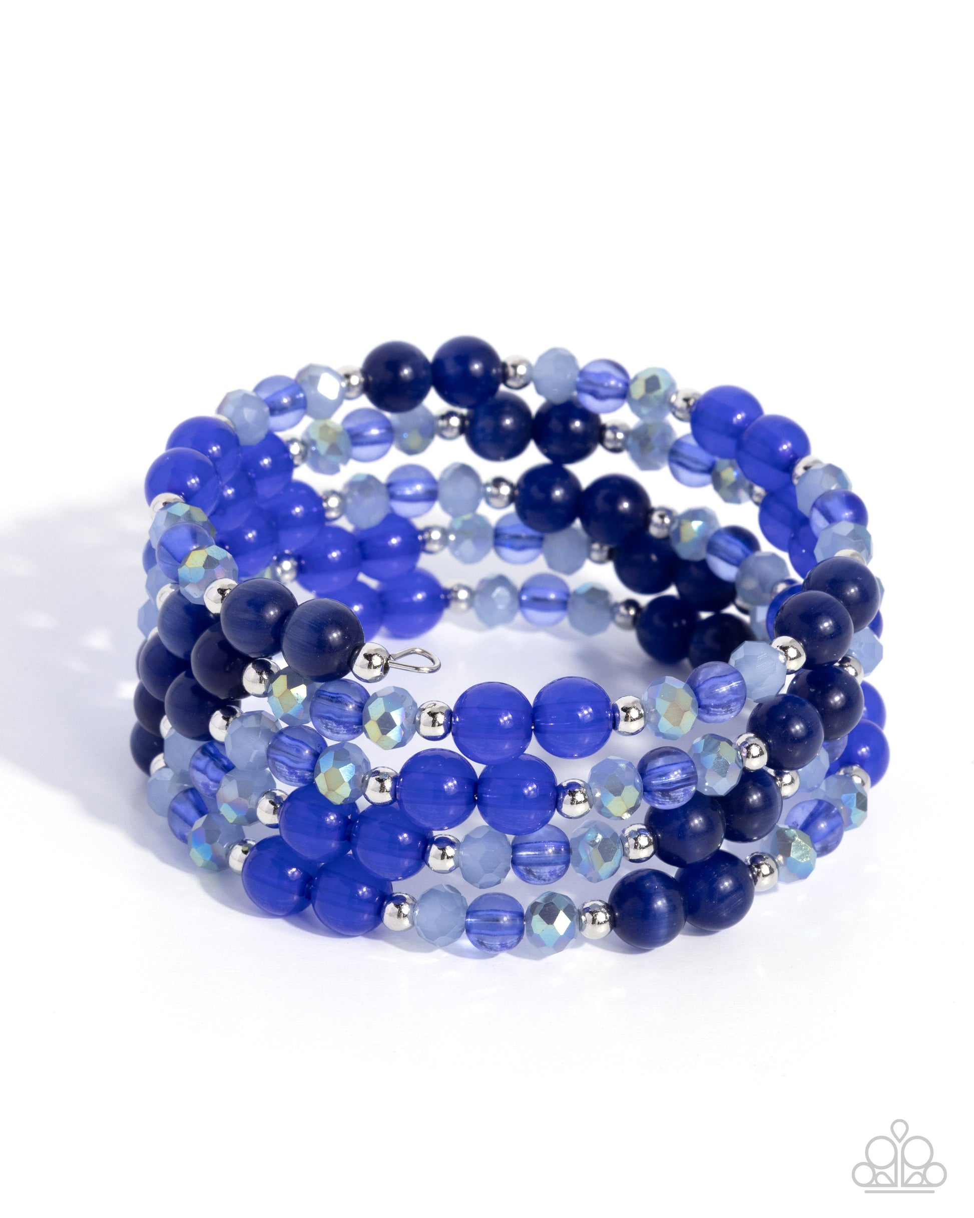 Classy Coil - blue - Paparazzi bracelet