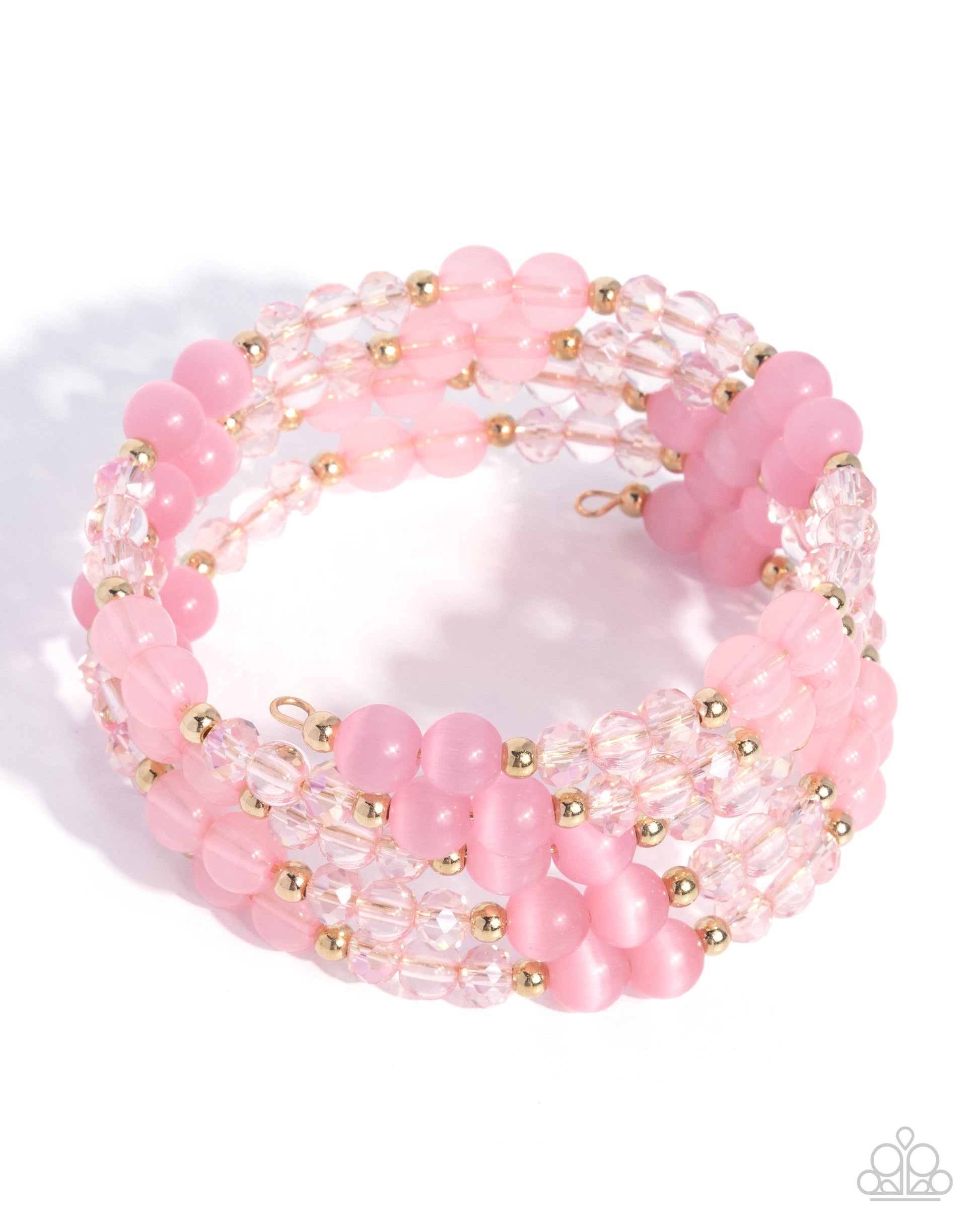 Classy Coil - pink - Paparazzi bracelet