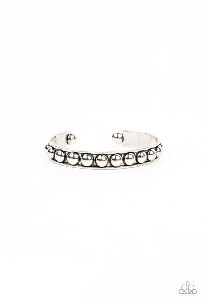 Clear as STUD - silver - Paparazzi bracelet