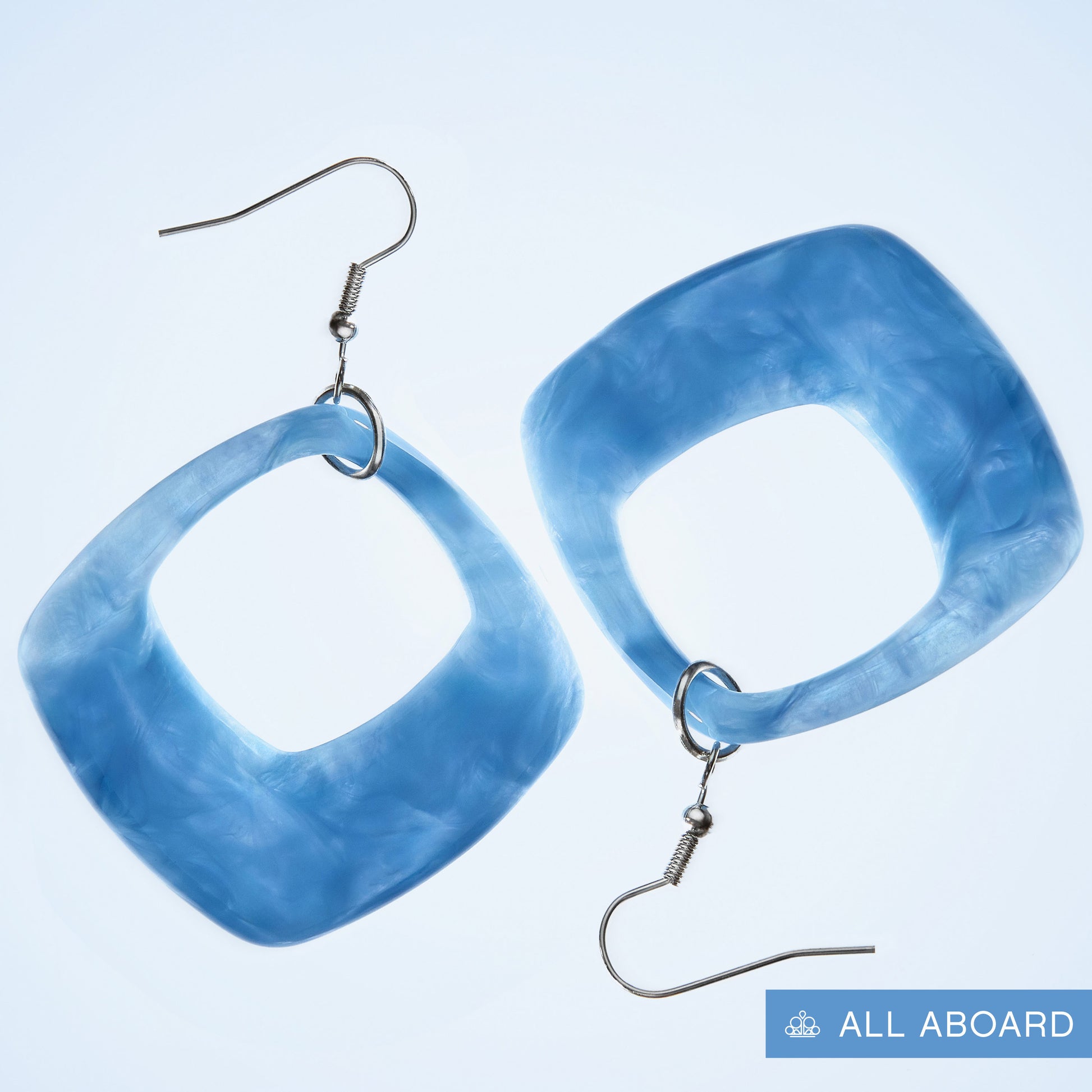 Close Coloring - blue - Paparazzi earrings