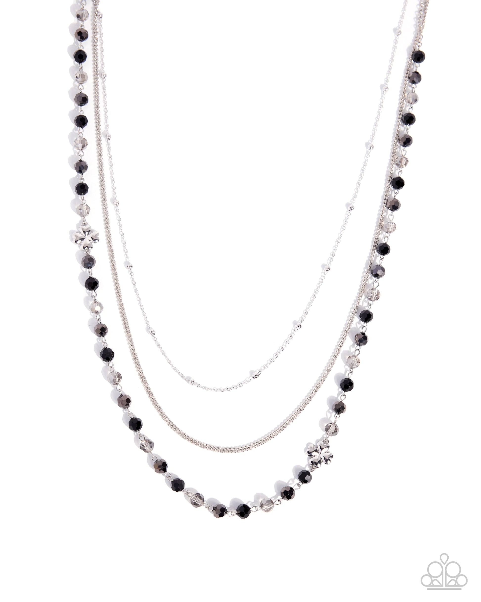 Clover Command - black - Paparazzi necklace
