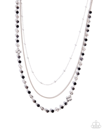 Clover Command - black - Paparazzi necklace