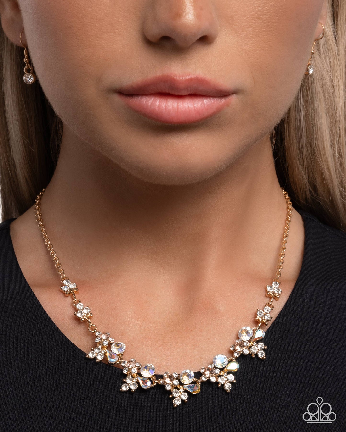 Clustered Cabaret - yellow - Paparazzi necklace