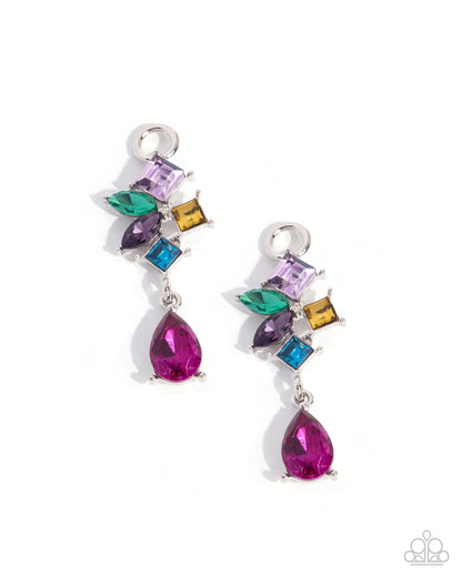 Clustered Connection - multi - Paparazzi earring charms