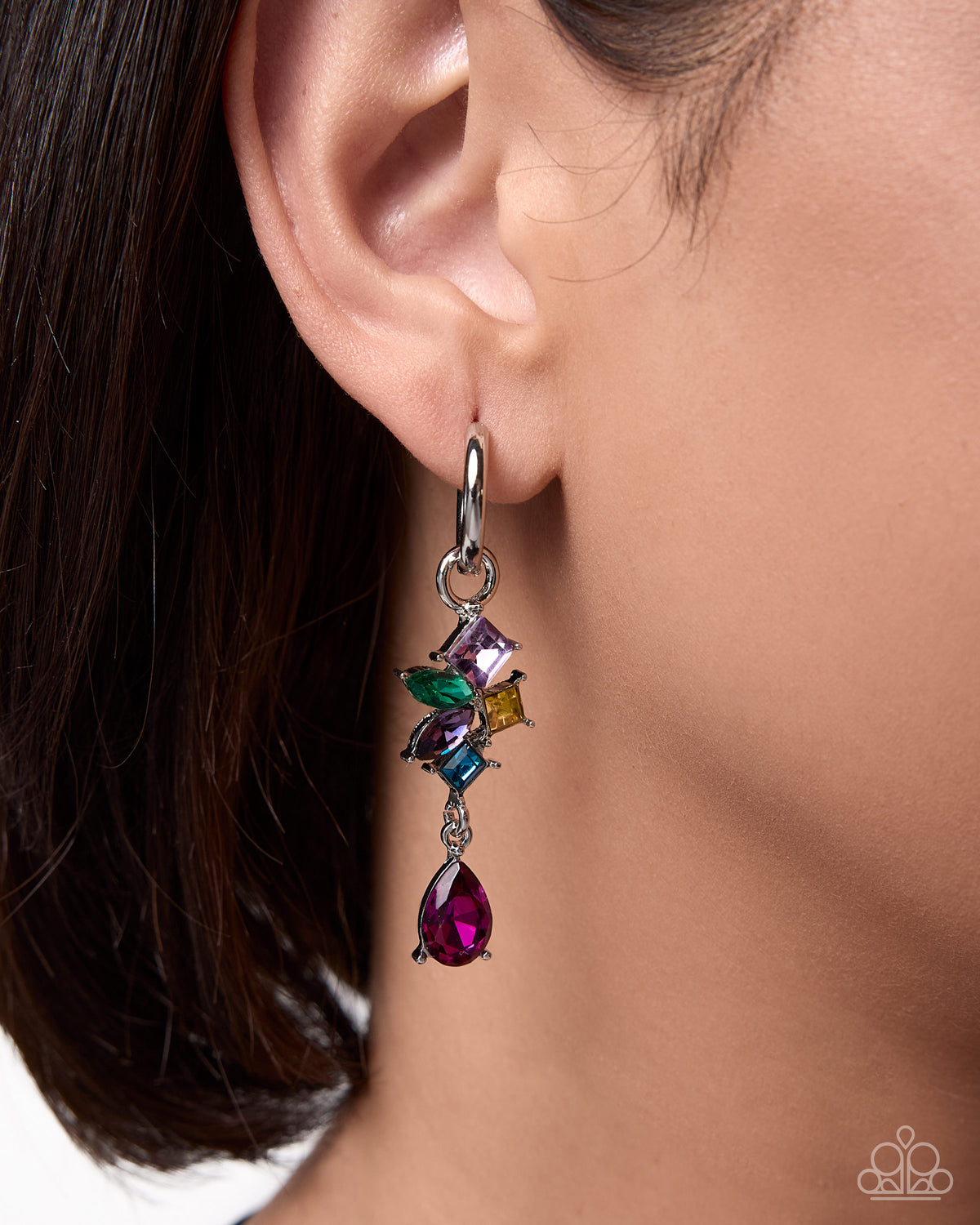 Clustered Connection - multi - Paparazzi earring charms