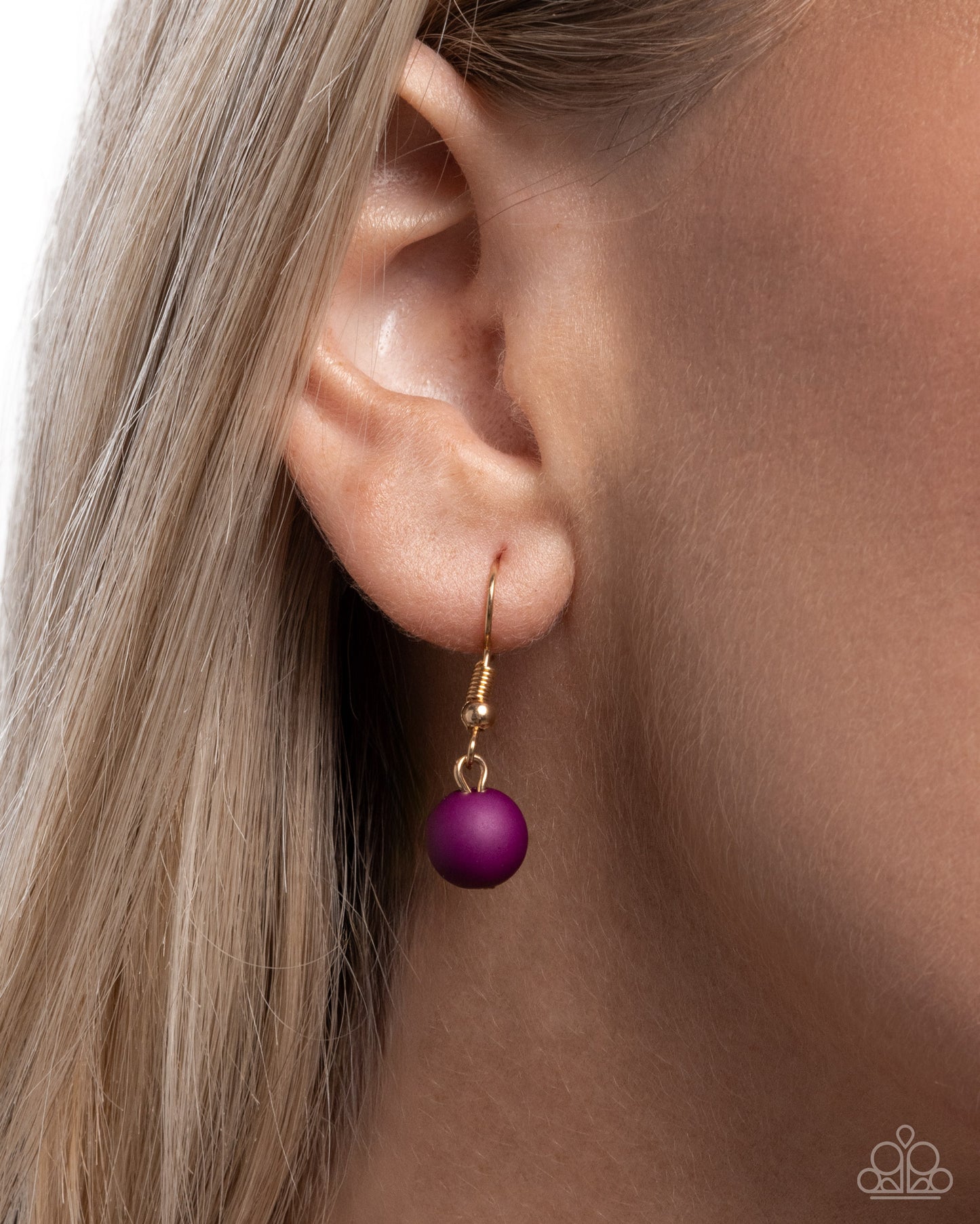 Clustered Court - purple - Paparazzi necklace