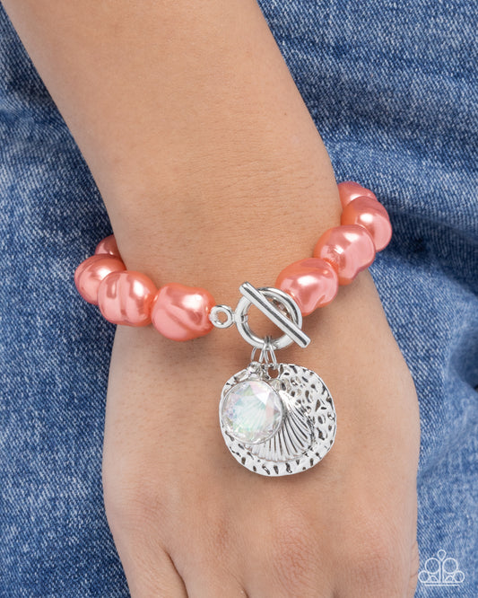 Coastal Cadenza - orange - Paparazzi bracelet